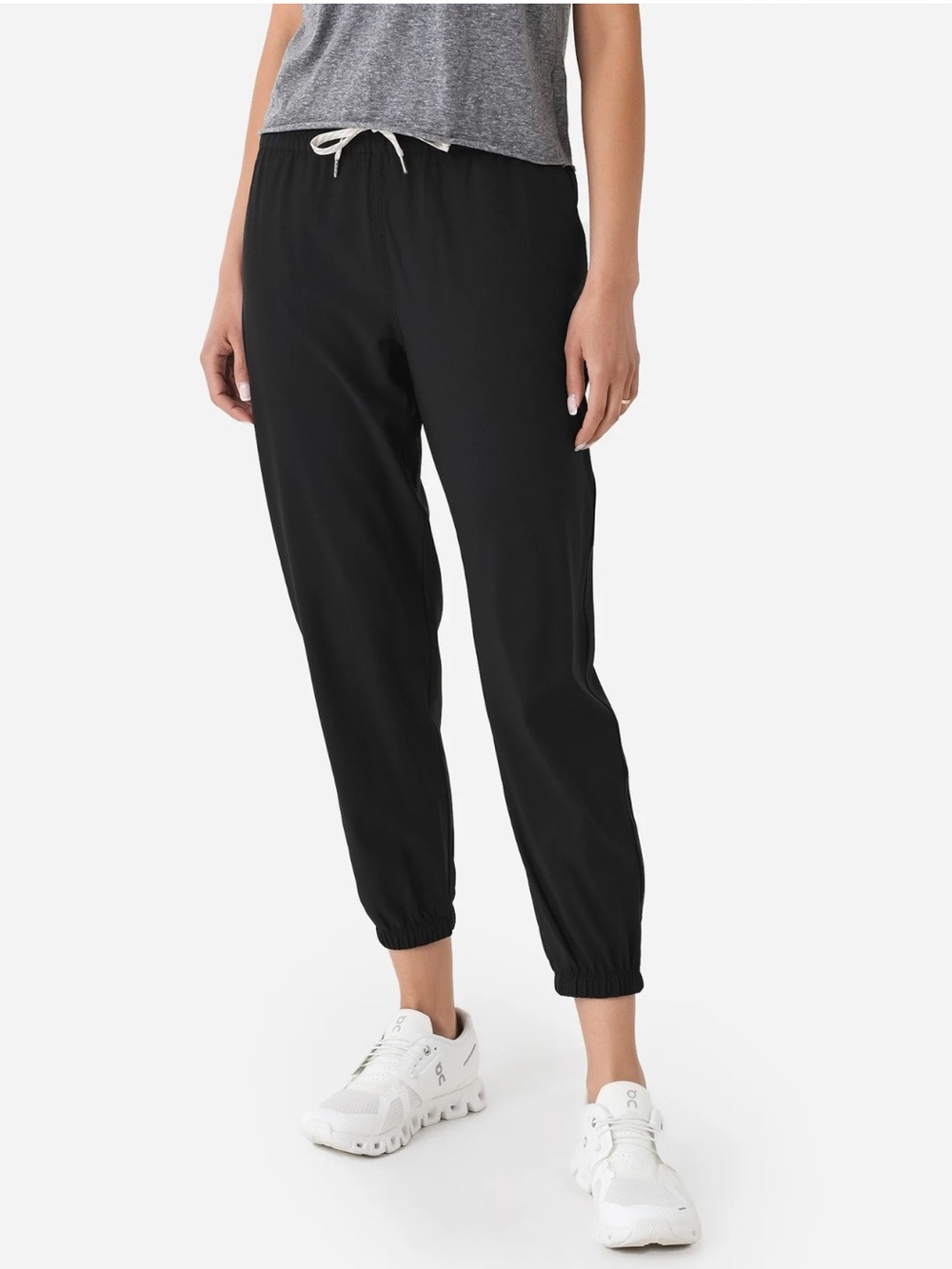 Vuori Women's Weekend Jogger Black Size XS Lightweight Woven Performance Pants